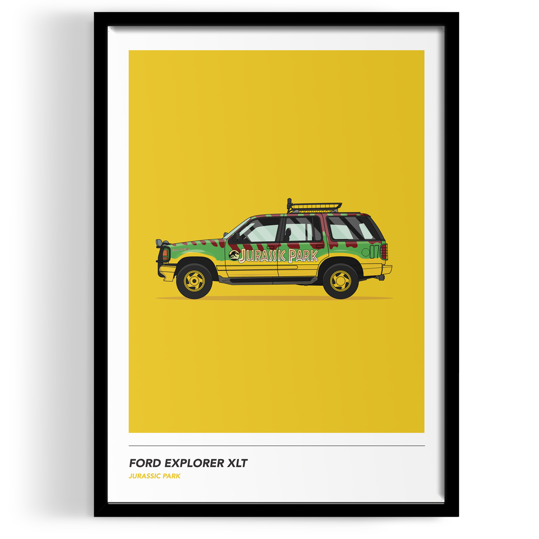 Inspired By Jurassic Park Wall Art