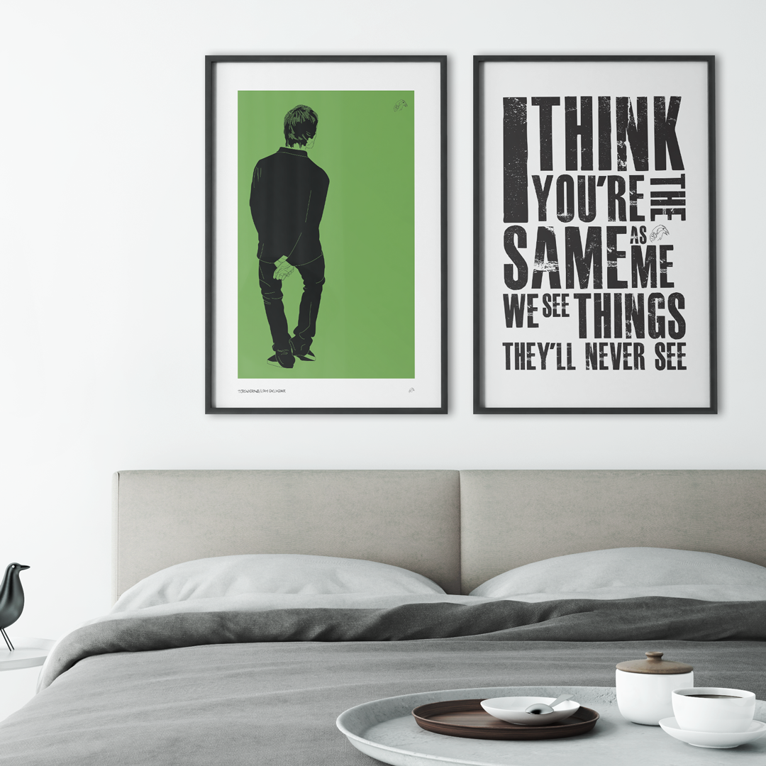 Inspired by OASIS WALL ART – LIAM GALLAGHER